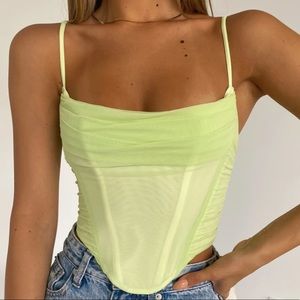 BUSTIER TOP